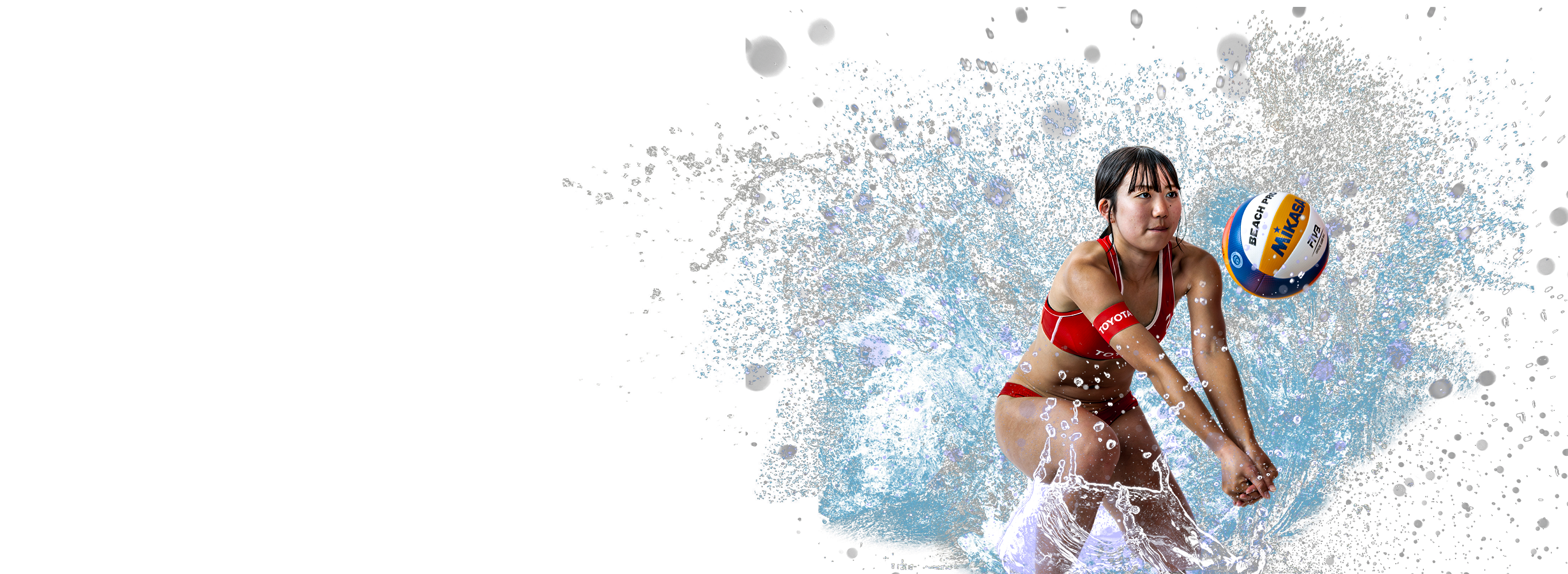 森愛唯選手のアクションショット